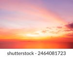 Gradient Overlay Orange Sky Evening Sunset Sunrise Pastel Soft Effect Sea Ocean Coast Background Pattern Abstract Texture Design Summer Nature Spring Light Beauty Template  Yellow Color Wallpaper.