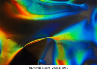 gradient plastic surface with holographic texture background