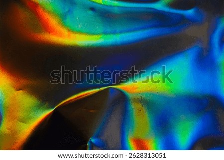gradient plastic surface with holographic texture background