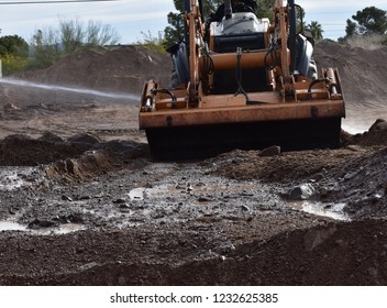 Grading During Construction for Building Pad 