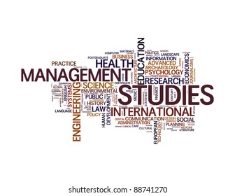 Graduate And Post Graduate Info-text Graphics And Arrangement Concept On White Background (word Clouds)