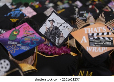 Graduates Celebrate During The California State University Of Los Angeles College Of Arts And Letters Commencement 2022 Ceremony In Los Angeles, Thursday May 26, 2022. 