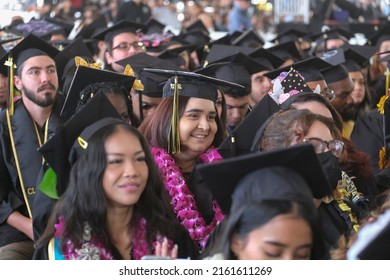 Graduates Celebrate During The California State University Of Los Angeles College Of Arts And Letters Commencement 2022 Ceremony In Los Angeles, Thursday May 26, 2022. 