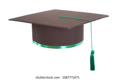 Graduation Cap Isolated On White Background