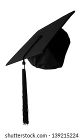 Graduation Cap Isolated On White Background