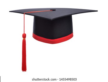 Graduation Cap Isolated On White Background.