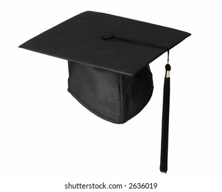 Black Graduation Hat Gold Tassel 