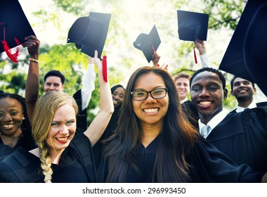 Graduation Student Commencement University Degree Concept Stock Photo ...