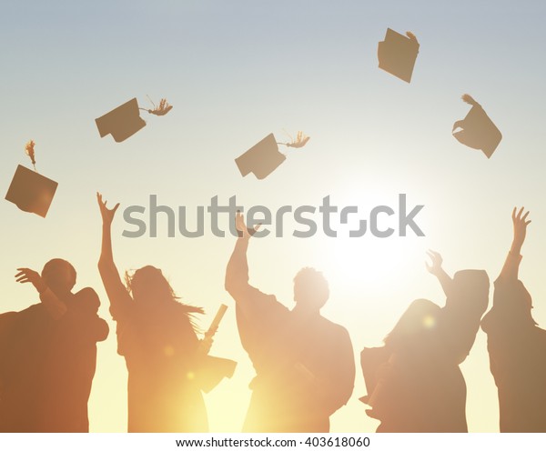 Graduation Student Commencement University Degree Concept Stock Photo ...