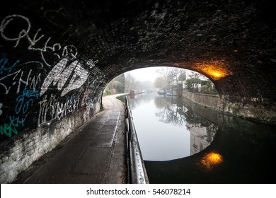 Graffiti On An Underpass - London Canal