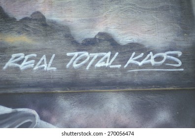 Graffiti Real Total Kaos, South Central Los Angeles, California