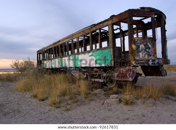 Graffiti Train\
Car