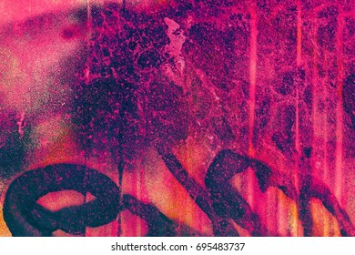 Graffiti, wall, background, with a specific texture, color