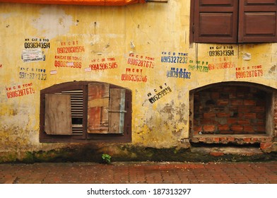 Grafiti On The Wall In Vietnam