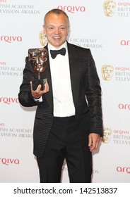 Graham Norton In The Press Room At The TV BAFTA Awards 2013, Royal Festival Hall, London. 12/05/2013