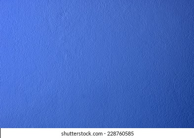 Grain Blue Paint Wall Background Or Texture 