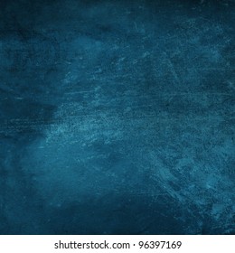 Grain Blue Paint Wall Background Or Texture