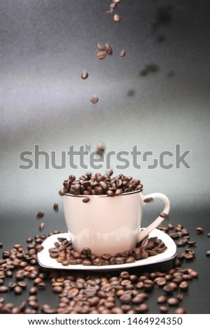 Image, Stock Photo coffee splash Nutrition