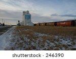 Grain Elevator in Alberta, Canada