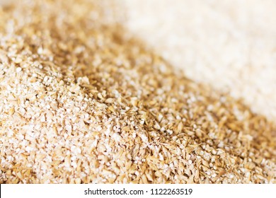 Grain Malt On Tun,mashing Step,Home Brew,craft Beer,mix Grain Malt Step.