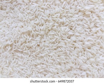 Grain White Lined A Seed Raw.and From The Rice Plant Used As Raw Material To Cook To Eat.And Use It As A Background.



