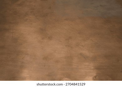 Grainy Copper Surface with Selective Focus. Perfect for Industrial Design, Vintage projects, and Realistic 3D Materials. Copy space.