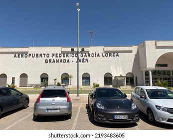 Granada On 20th Of August Of 2022: Entrance And Parking Of The Main Building Of The 