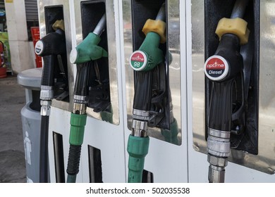 GRANADA, SPAIN; Gas Station In Granada, Spain. Cepsa Is An Integrated Energy Company Operating At Every Stage Of The Oil Value Chain In Spain.