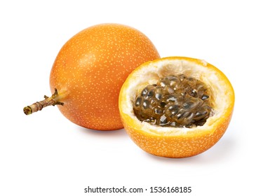 Granadilla Isolated On The White Background