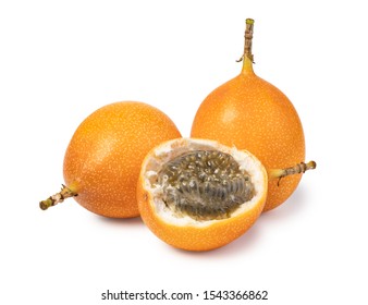 Granadilla Isolated On The White Background