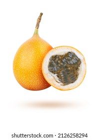 Granadilla Isolated On The White Background