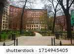 Granary Burying Ground in Tremont Street in downtown Boston, Massachusetts, the United States. America. Freedom trail