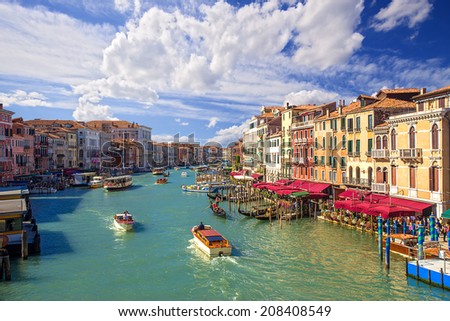 Grand Canal. Venice. Italy. 