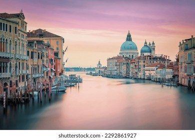 Grand Canal in Venice at sunrise - Powered by Shutterstock