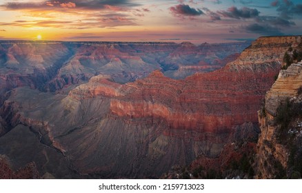 Grand Canyon Aerial View. Picturesque Landscape Of America