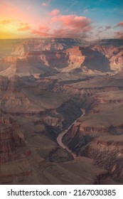 Grand Canyon Aerial View. Picturesque Landscape Of America