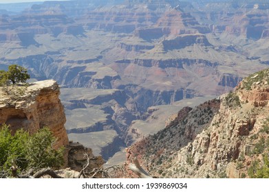 grand canyon landscape sky beaultiful stone rock horizon