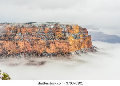 The Grand Canyon National Park In Snow