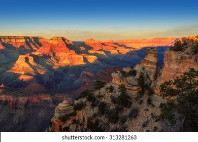 Grand Canyon At Sunset, Arizona, USA