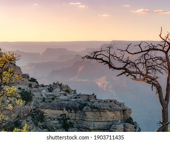 Grand Canyon Sunset From Mather Point