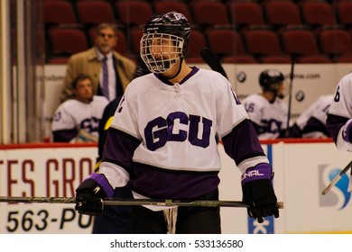 Grand Canyon University Lopes Hockey Club At Gila River Arena In Glendale,AZ USA December 9,2016.