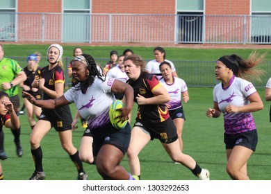 The Grand Canyon University Lopes Woman’s Rugby At GCU Stadium In Phoenix,AZ/USA 2,2,2019.