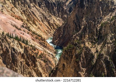 Grand Canyon Of The Yellowstone, Wyoming.