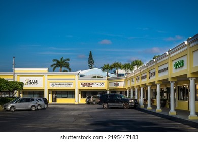 Grand Cayman, Cayman Islands, Aug 2022, View Of 7 Mile Shops A Retail Area In The George Town District
