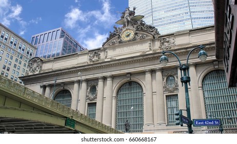 Grand Central Station building along 42nd Street, New York City. - Powered by Shutterstock