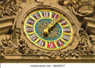 Grand Central Station Clock In Manhattan