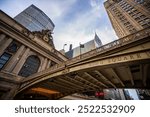 Grand Central Station Exterior in the spring time in New York City