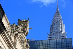 GRAND CENTRAL STATION, NEW YORK, NY USA- DEC 16: Grand Central Station And Chrysler, December 16, 2012