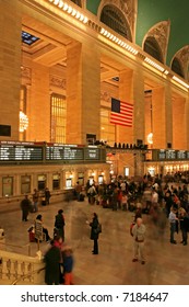 Grand Central Station In New York City During Holiday Season