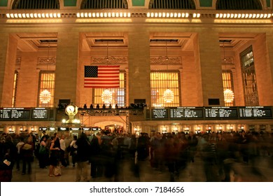 Grand Central Station In New York City During Holiday Season